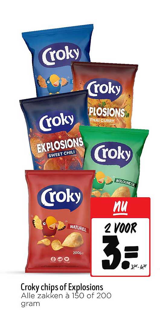 Croky chips of Explosions