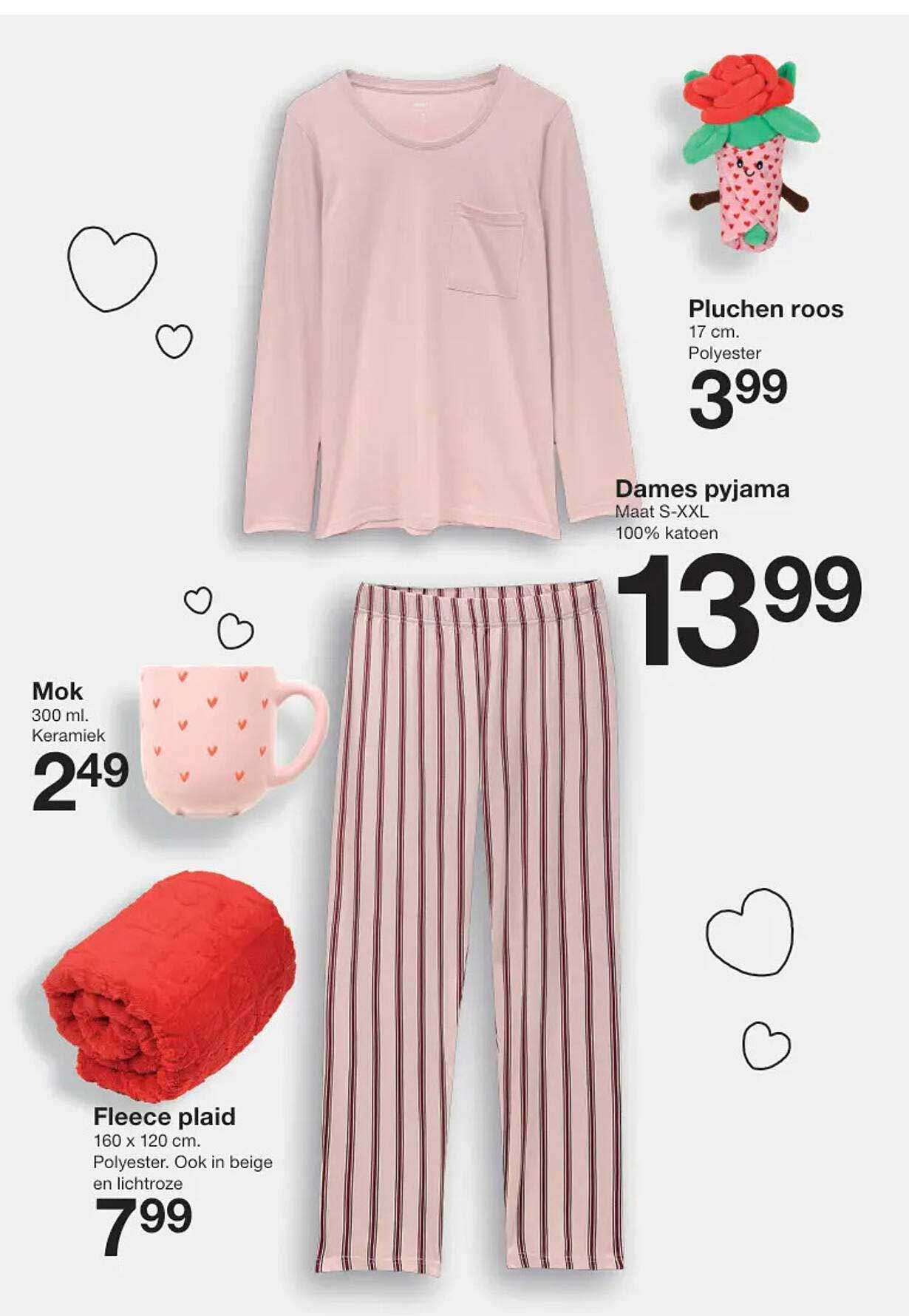 Pyjima Dames Pyjama Aanbieding bij Zeeman - FolderFeest.nl
