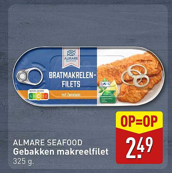 ALMARE SEAFOOD Gebakken makreelfilet 325 g.