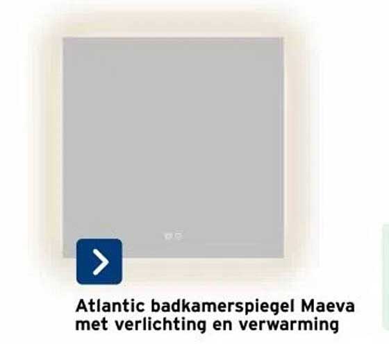 Atlantic badkamerspiegel Maeva met verlichting en verwarming