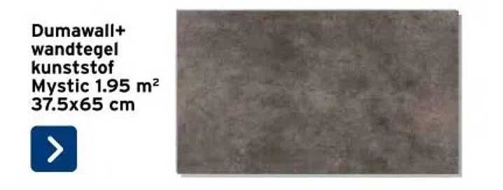 Dumawall+ wandtegel kunststof Mystic 1.95 m² 37.5x65 cm