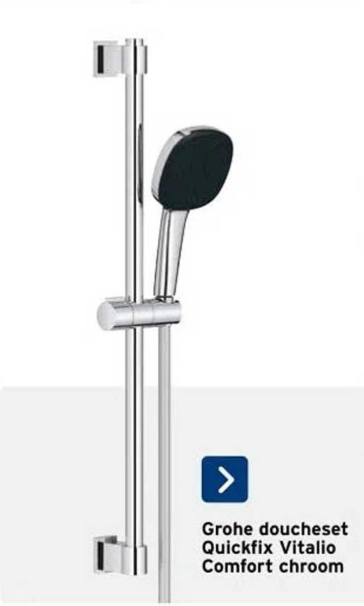 Grohe douchetset Quickfix Vitalio Comfort chroom