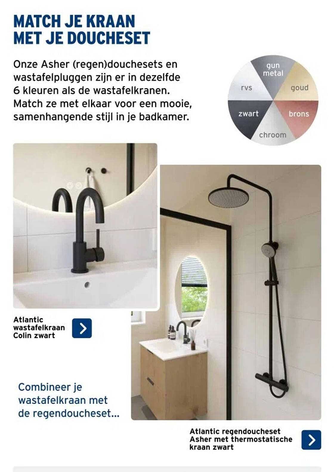 MATCH JE KRAAN MET JE DOUCHSESET