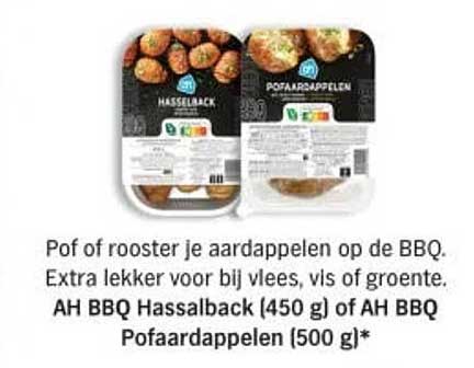 AH BBQ Hasselback (450 g) of AH BBQ Pofaardappelen (500 g)*
