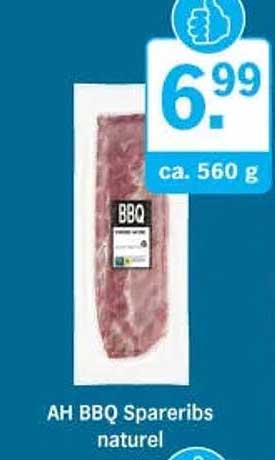 AH BBQ Spareribs naturel