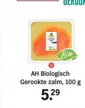 AH Biologisch Gerookte zalm, 100 g