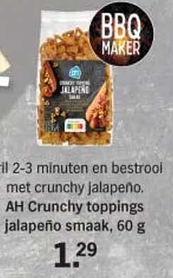 AH Crunchy toppings jalapeño smaak, 60 g