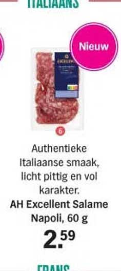 AH Excellent Salame Napoli, 60 g