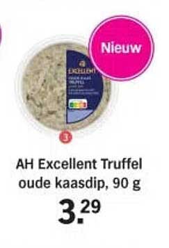AH Excellent Truffel oude kaasdip, 90 g