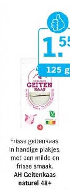 AH Geitenkaas naturel 48+