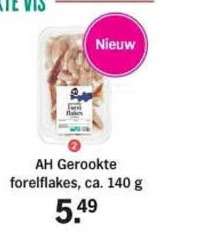 AH Gerookte forelflakes, ca. 140 g