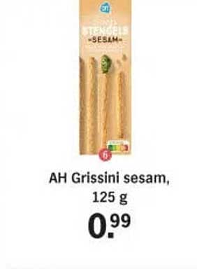 AH Grissini sesam, 125 g