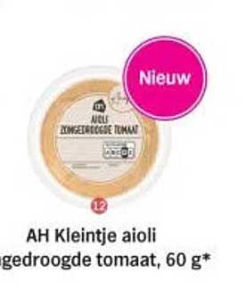 AH Kleintje aioli gedroogde tomaat, 60 g*