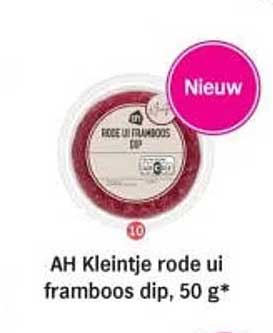 AH Kleintje rode ui framboos dip, 50 g
