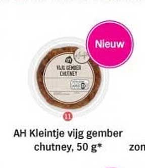 AH kleintje vijg gember chutney, 50 g*