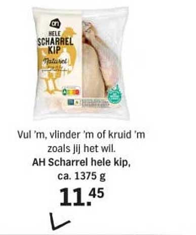 AH Scharrel hele kip, ca. 1375 g