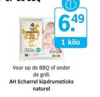 AH Scharrel kipdrumsticks naturell