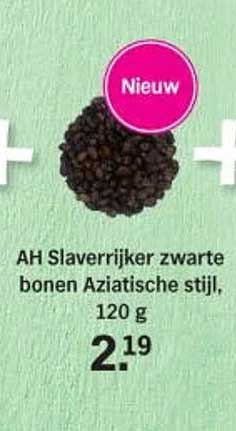 AH Slaverrijk zwarte bonen Aziatische stijl, 120 g