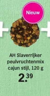 AH Slaverrijker peulvruchtenmix cajun stijl, 120 g
