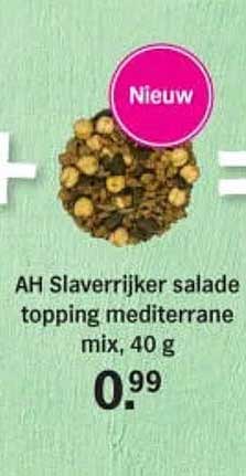 AH Slaverrijker salade topping mediterrane mix, 40 g