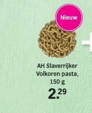 AH Slaverrijker Volkoren pasta, 150 g