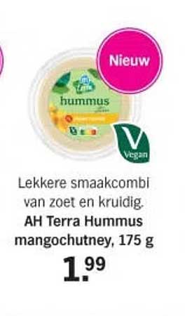 AH Terra Hummus mangochutney, 175 g