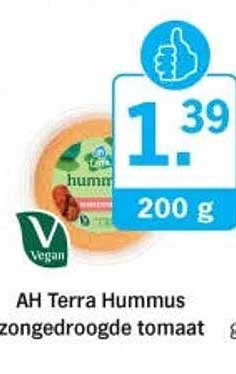 AH Terra Hummus zongedroogde tomaat