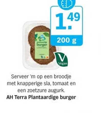 AH Terra Plantaardige burger