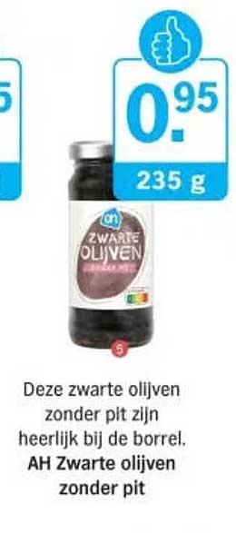 AH Zwarte olijven zonder pit
