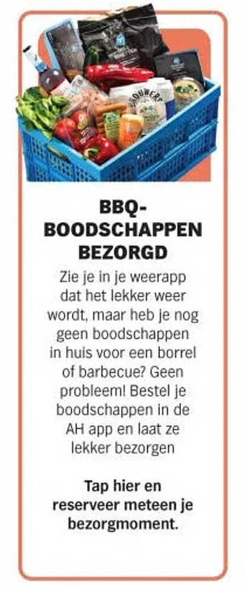 BBQ-Boodschappen Bezorgd