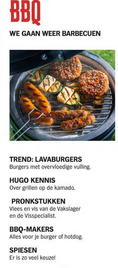 BBQ WE GAAN WEER BARBECUEEN