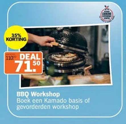BBQ Workshop Boek een Kamado basis of gevorderden workshop