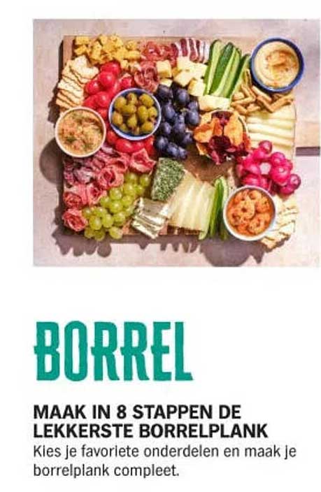 BORREL MAAK IN 8 STAPPEN DE LEKKERSTE BORRELPLANK