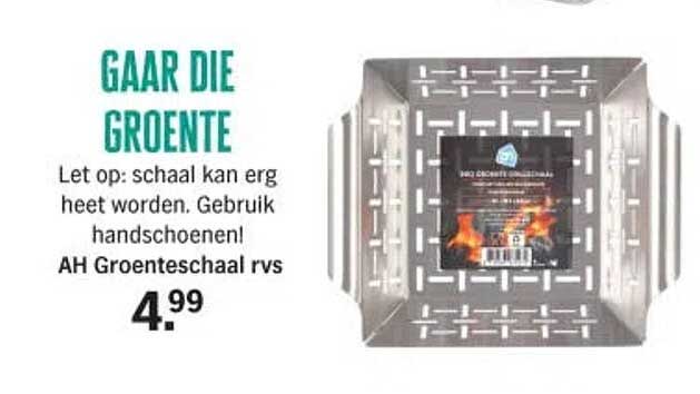 GAAR DIE GROENTE AH Groenteschaal rvs