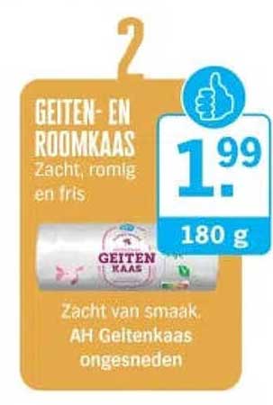GEITEN- EN ROOMKAAS Zacht, romig en fris