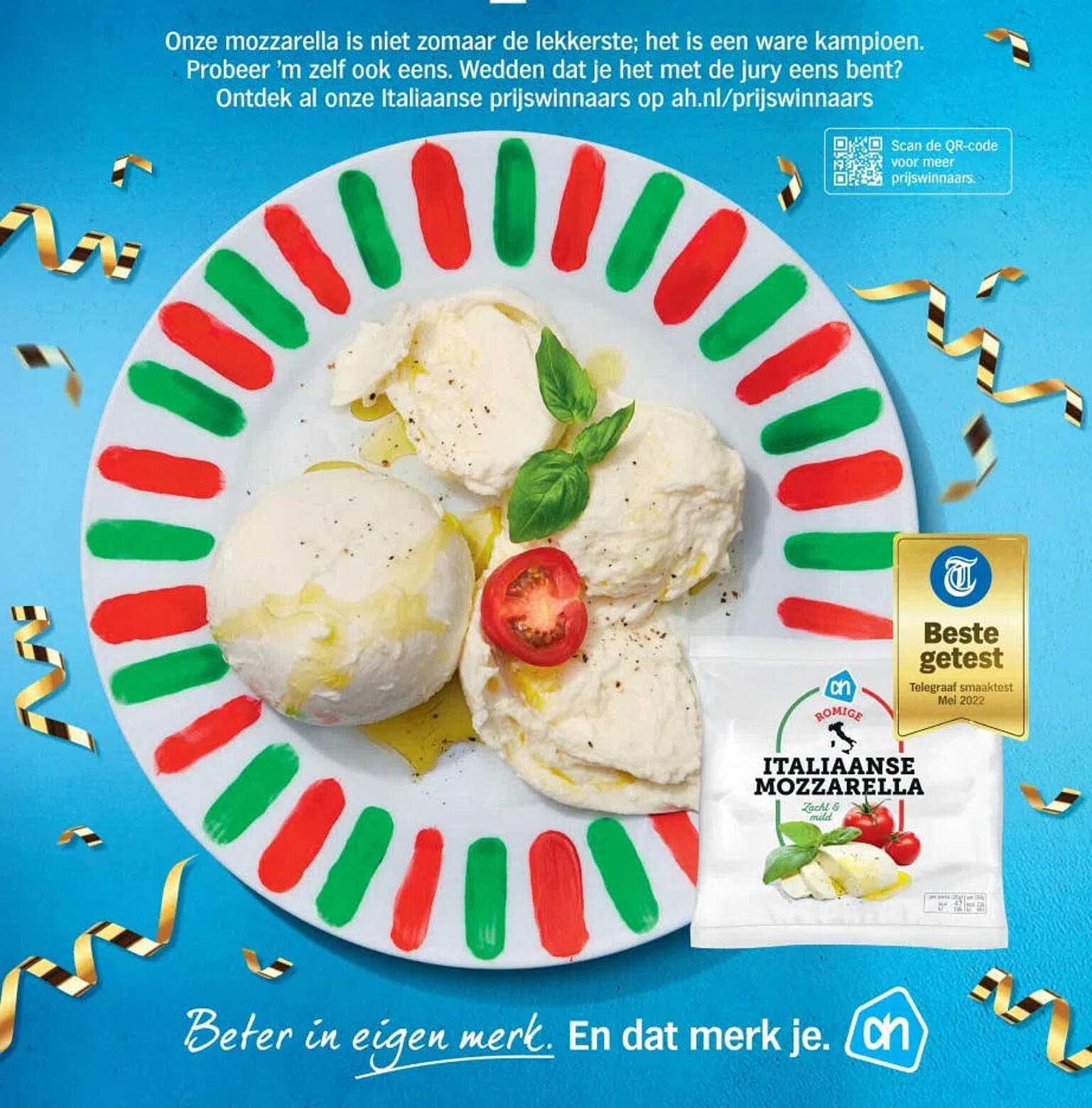Italiaanse mozzarella