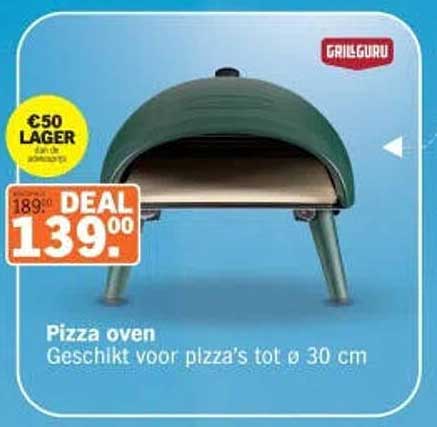 Pizza oven Geschikt voor pizza's tot ø 30 cm