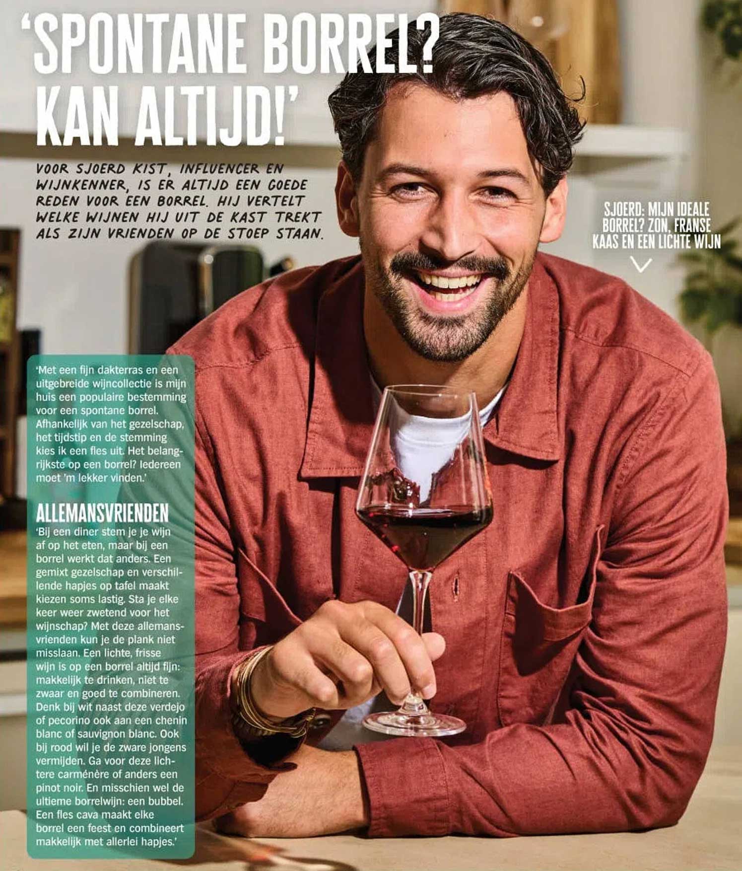 SPONTANE BORREL? KAN ALTIJD!