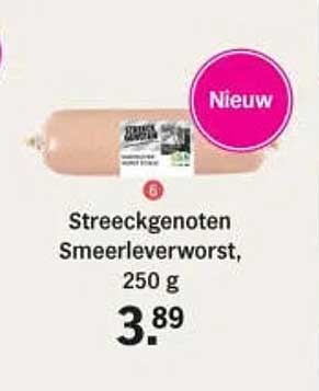 Streeckgenoten Smeerleverworst, 250 g