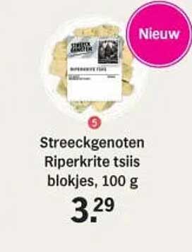 Streekgenoten Riperkrite tsiis blokjes, 100 g