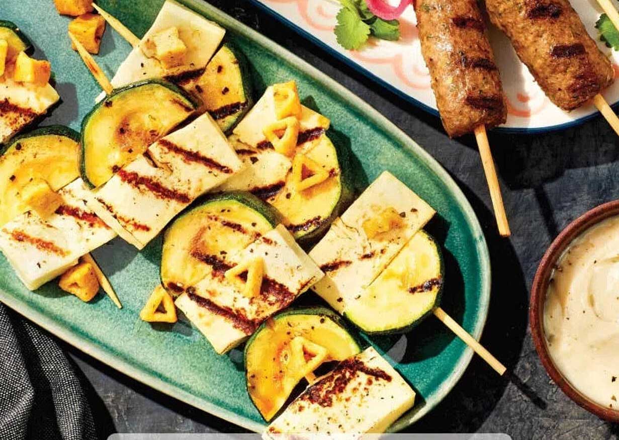 Vegetarische spiesjes