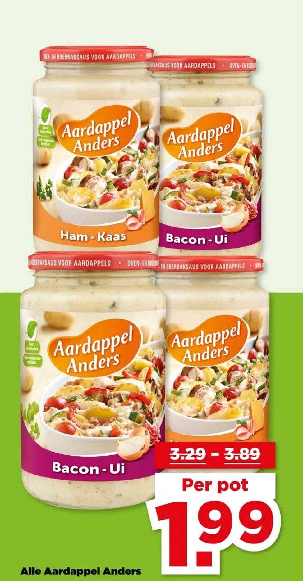 Aardappel Anders - Ham-Kaas en Bacon-Ui