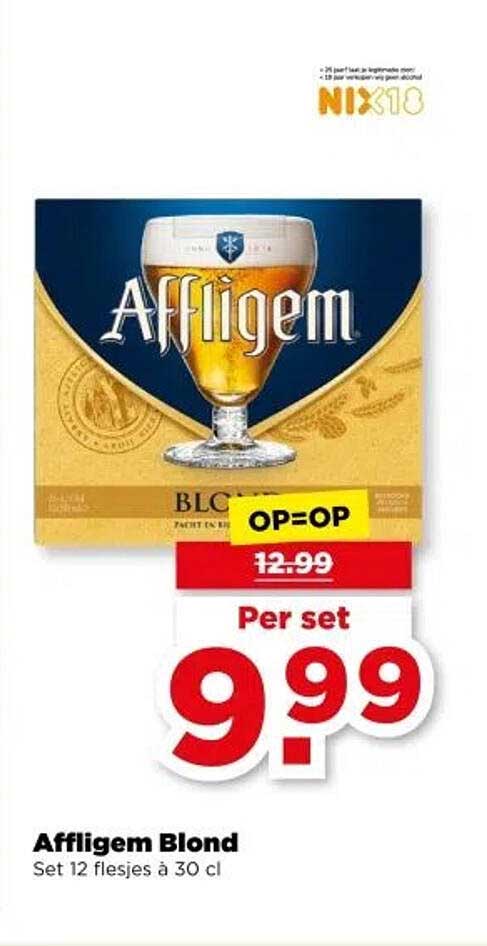 Affligem Blond Set 12 flesjes à 30 cl