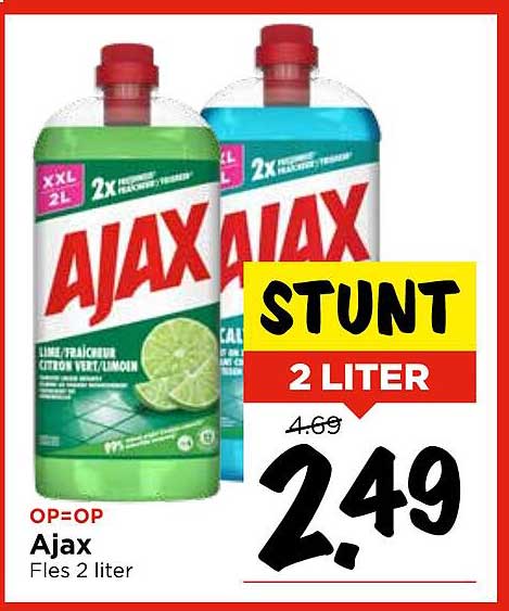 Ajax Fles 2 liter