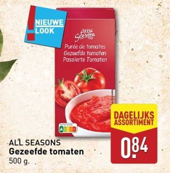 ALL SEASONS Gezeefde tomaten 500 g