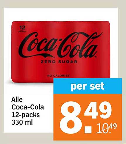 Alle Coca-Cola 12-packs 330 ml