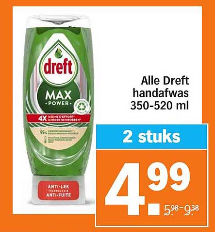 Alle Dreft handafwas 350-520 ml