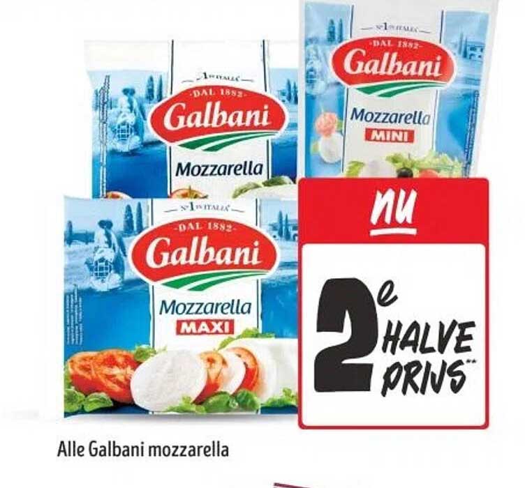 Alle Galbani mozzarella