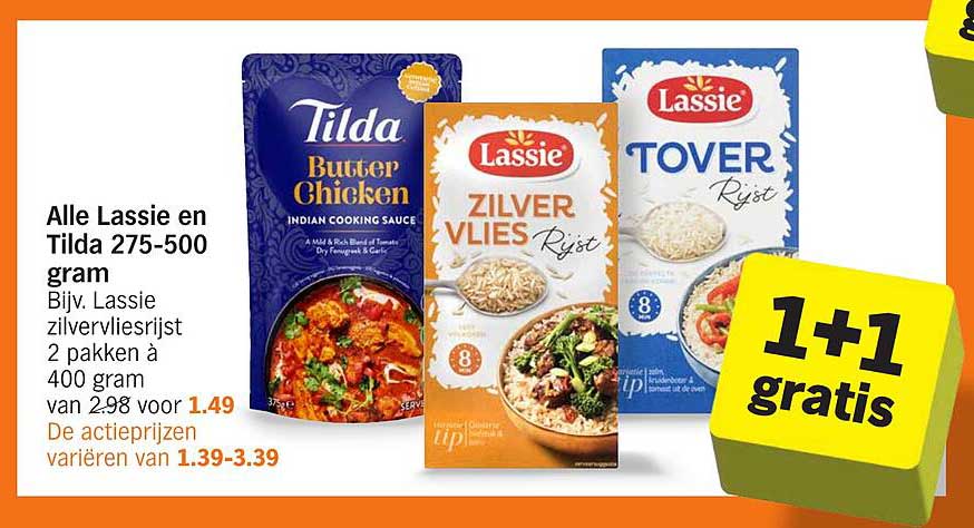 Alle Lassie en Tilda 275-500 gram