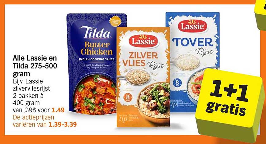 Alle Lassie en Tilda 275-500 gram